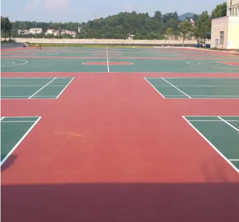 硅PU籃球場